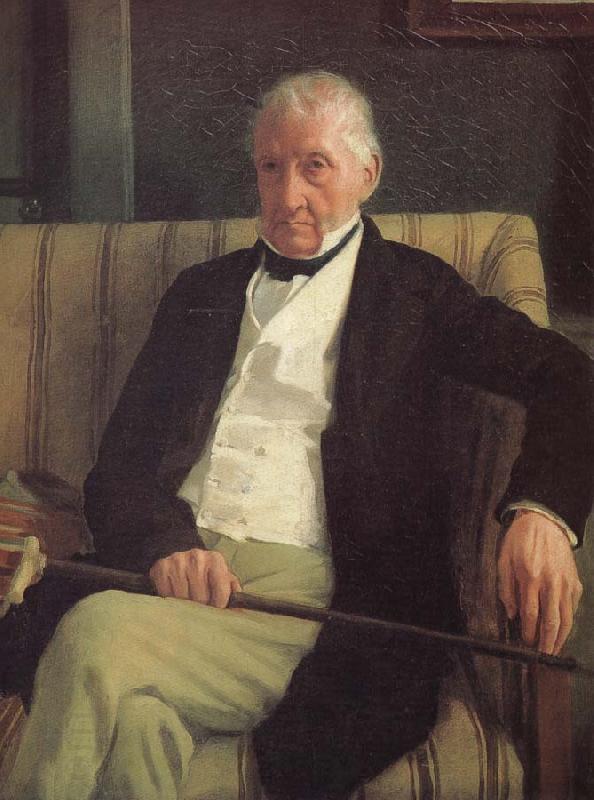 Edgar Degas Artist-s father oil painting picture